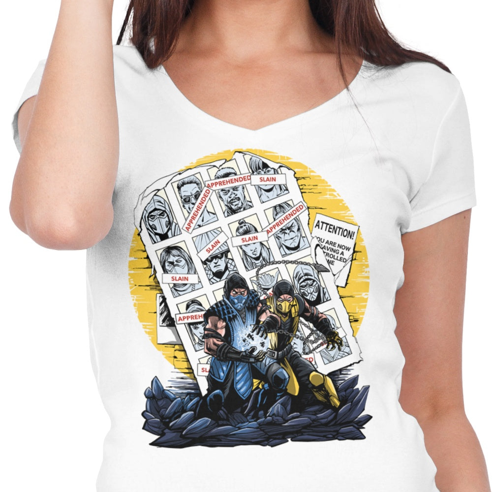 Days of the Mortal Past - Women's V-Neck