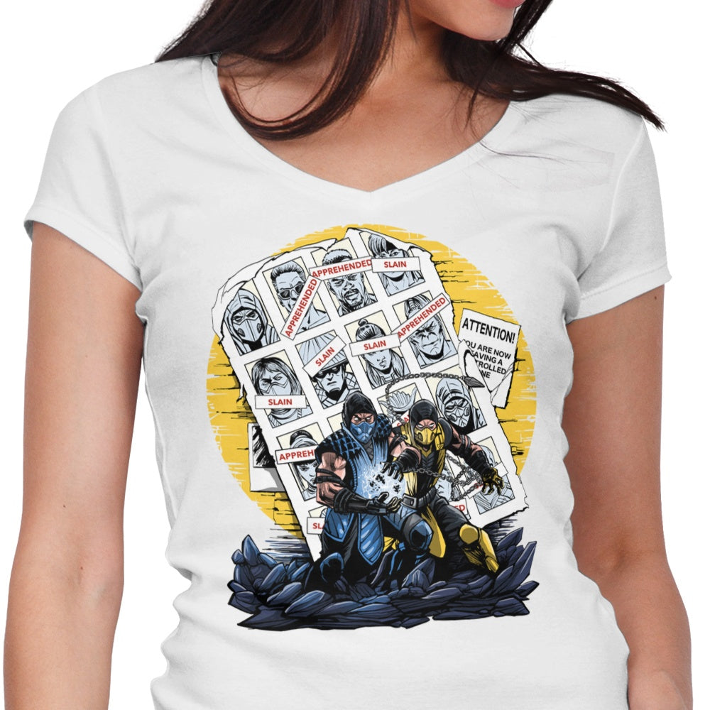 Days of the Mortal Past - Women's V-Neck