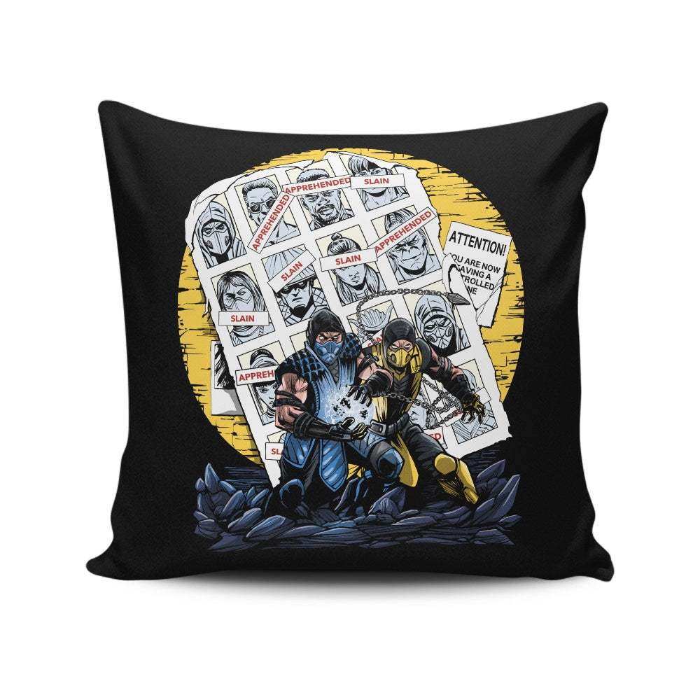Days of the Mortal Past - Throw Pillow