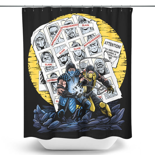 Days of the Mortal Past - Shower Curtain