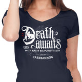Death Awaits - Women's V-Neck