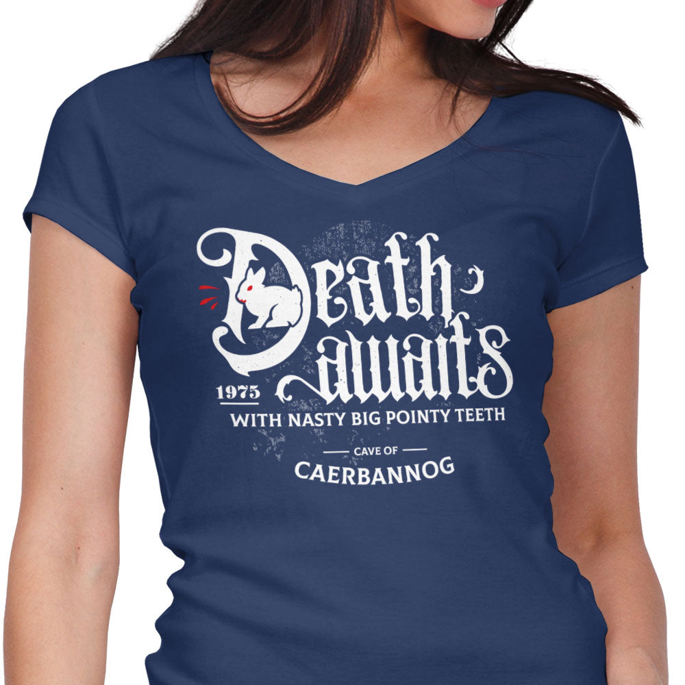 Death Awaits - Women's V-Neck