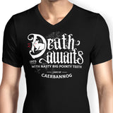 Death Awaits - Men's V-Neck
