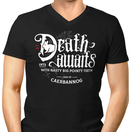 Death Awaits - Men's V-Neck
