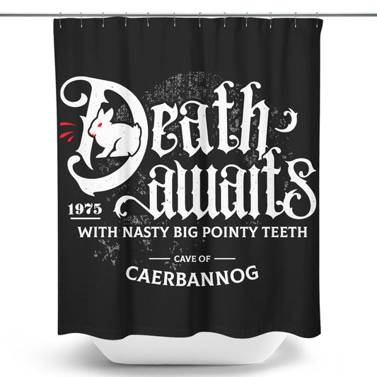 Death Awaits - Shower Curtain