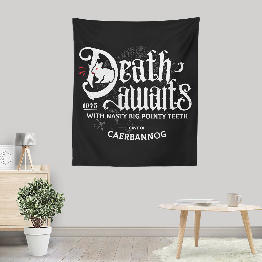Death Awaits - Wall Tapestry
