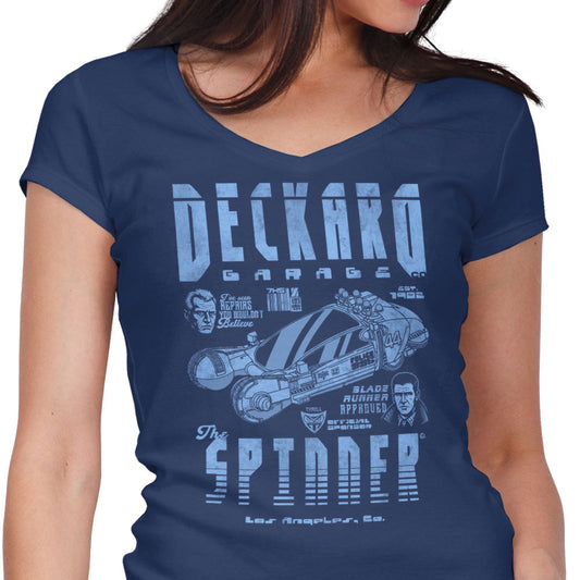 Deckard Garage - Women's V-Neck