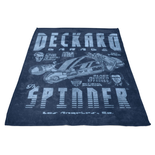 Deckard Garage - Fleece Blanket