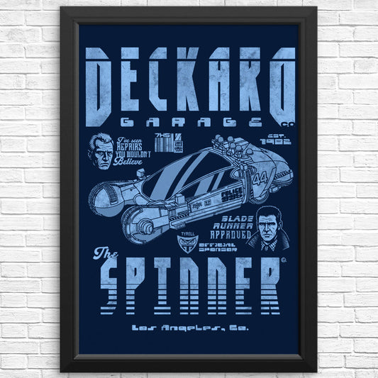 Deckard Garage - Posters & Prints