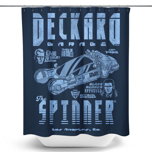Deckard Garage - Shower Curtain