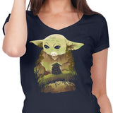 Deep in Thought - Women's V-Neck