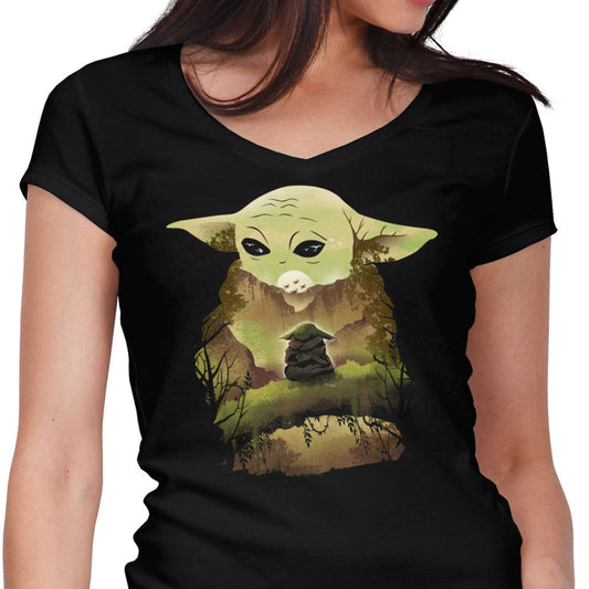 Deep in Thought - Women's V-Neck