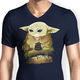 Deep in Thought - Men's V-Neck