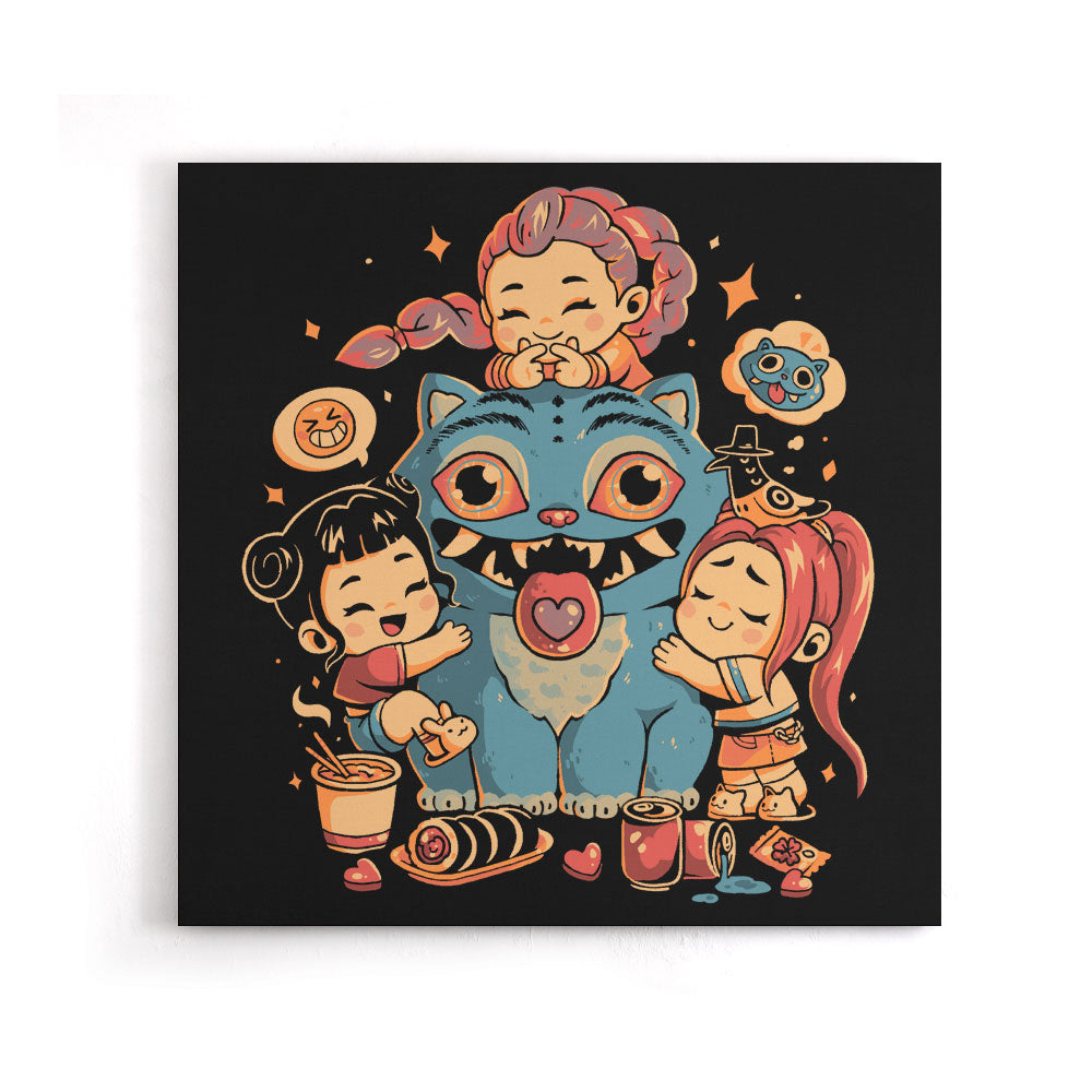 Demon Huggers - Canvas Print