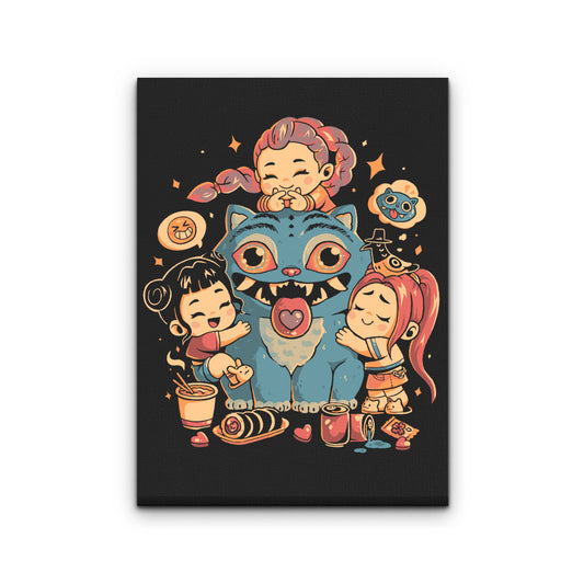 Demon Huggers - Canvas Print