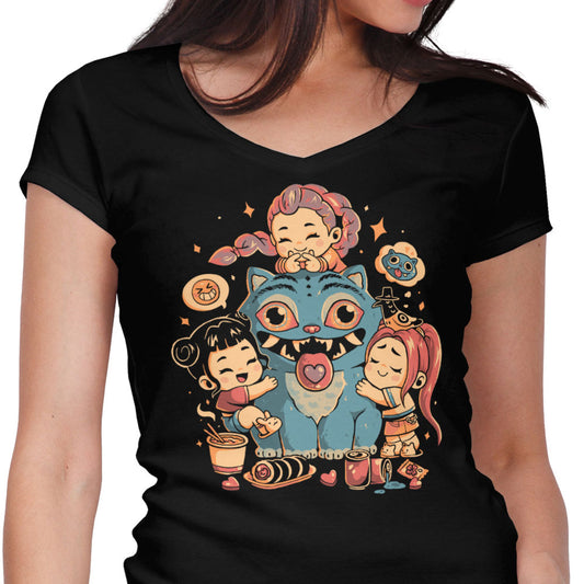 Demon Huggers - Women's V-Neck