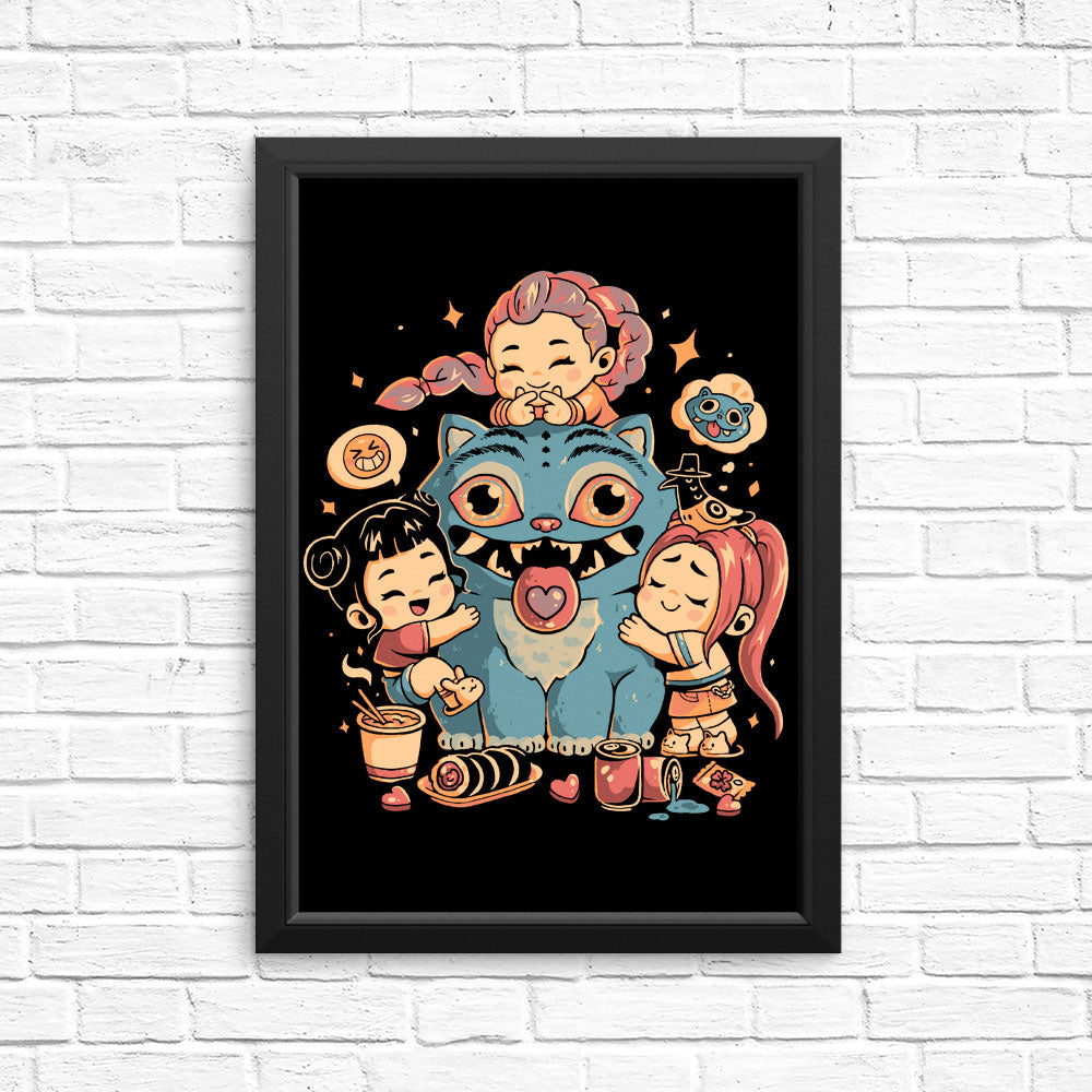 Demon Huggers - Posters & Prints