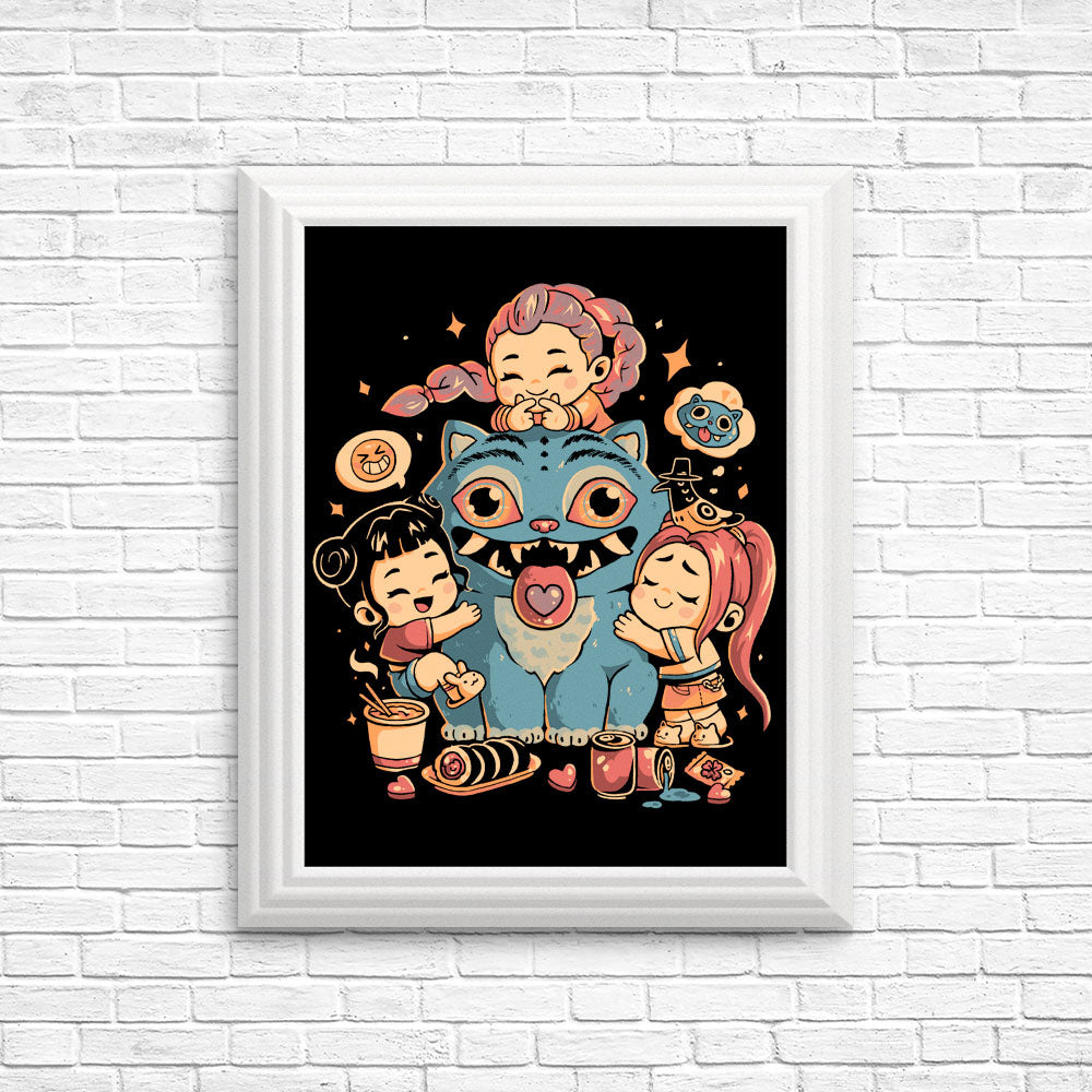 Demon Huggers - Posters & Prints