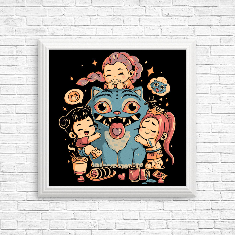 Demon Huggers - Posters & Prints