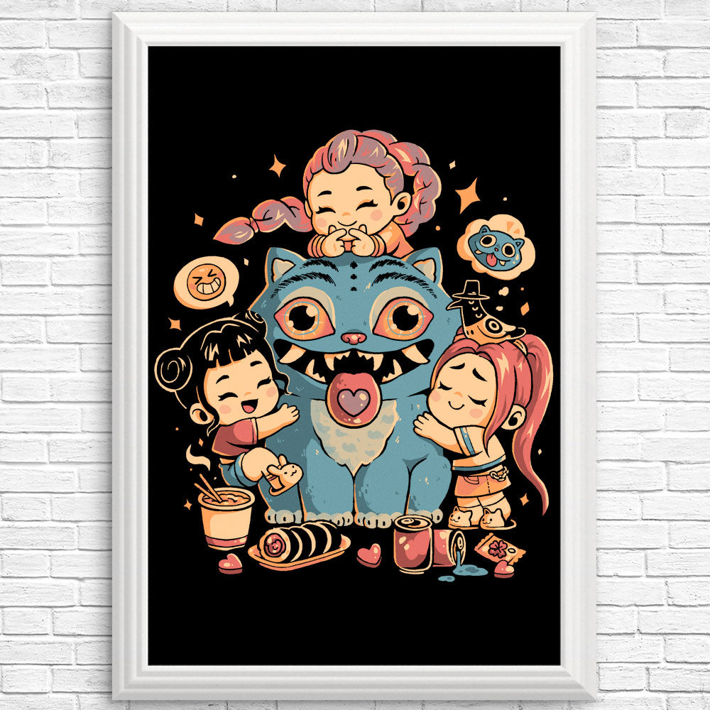 Demon Huggers - Posters & Prints