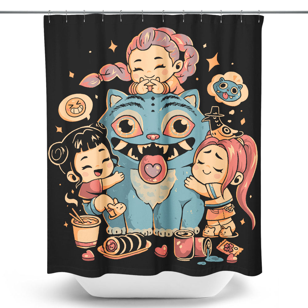 Demon Huggers - Shower Curtain
