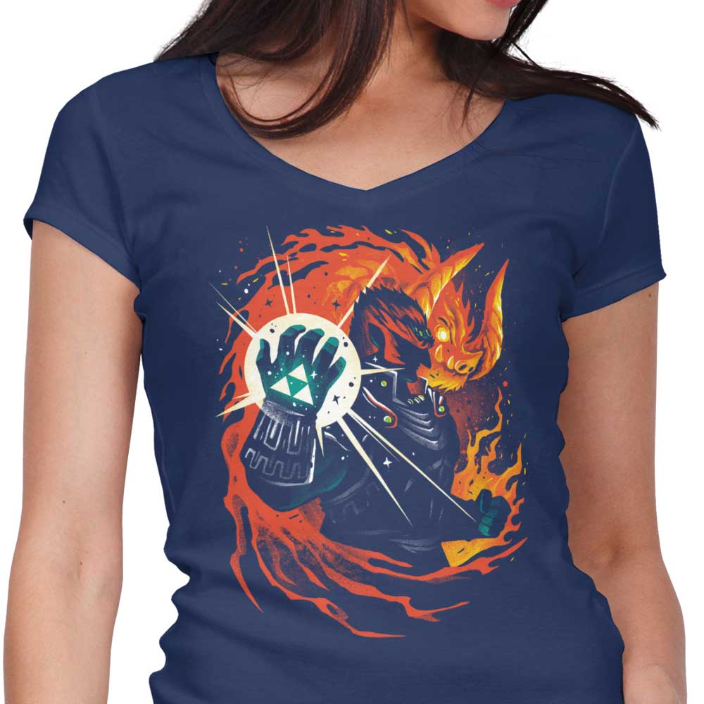 Demon King - Women's V-Neck