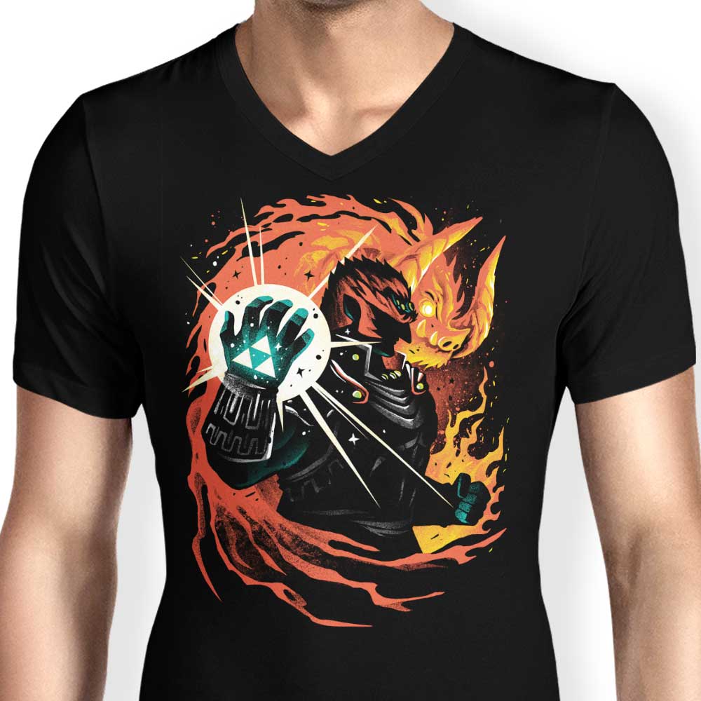 Demon King - Men's V-Neck