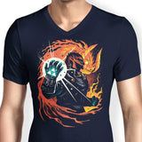 Demon King - Men's V-Neck