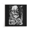 Demon of the Deep - Canvas Print
