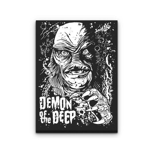 Demon of the Deep - Canvas Print