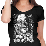 Demon of the Deep - Women's V-Neck