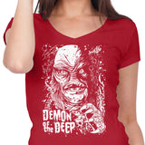 Demon of the Deep - Women's V-Neck