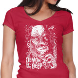 Demon of the Deep - Women's V-Neck