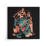 Demon Pillow - Canvas Print