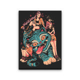 Demon Pillow - Canvas Print