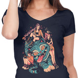 Demon Pillow - Women's V-Neck