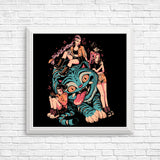 Demon Pillow - Posters & Prints