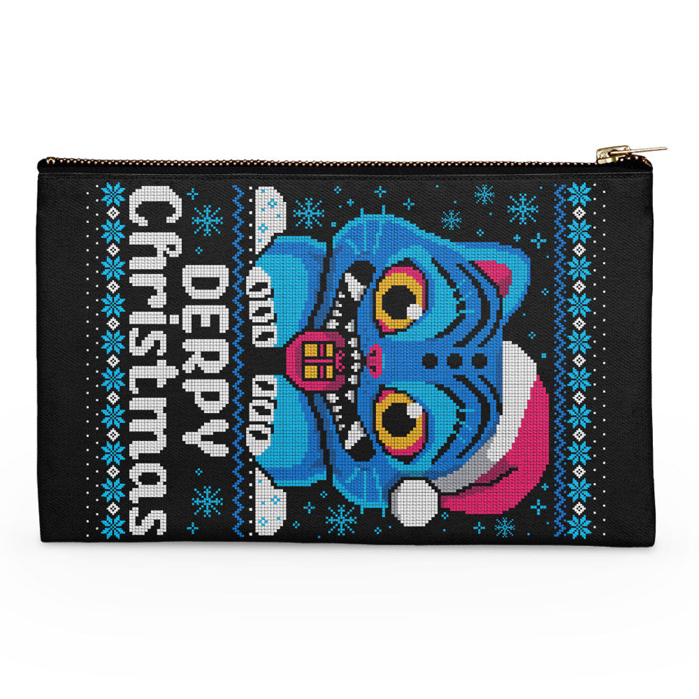 Derpy Christmas Sweater - Accessory Pouch