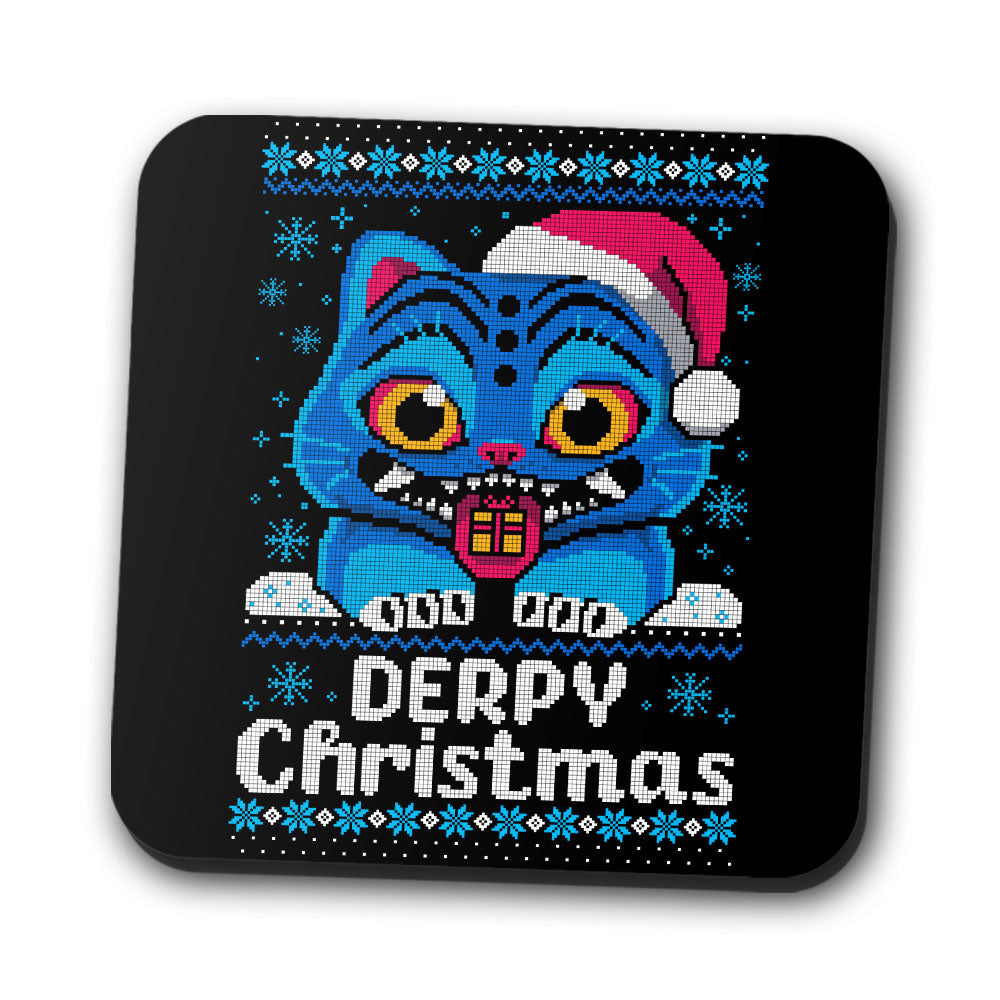Derpy Christmas Sweater - Coasters