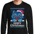 Derpy Christmas Sweater - Long Sleeve T-Shirt