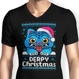 Derpy Christmas Sweater - Men's V-Neck