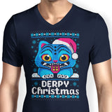 Derpy Christmas Sweater - Men's V-Neck