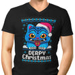 Derpy Christmas Sweater - Men's V-Neck