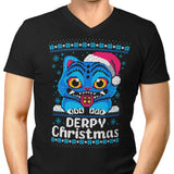 Derpy Christmas Sweater - Men's V-Neck