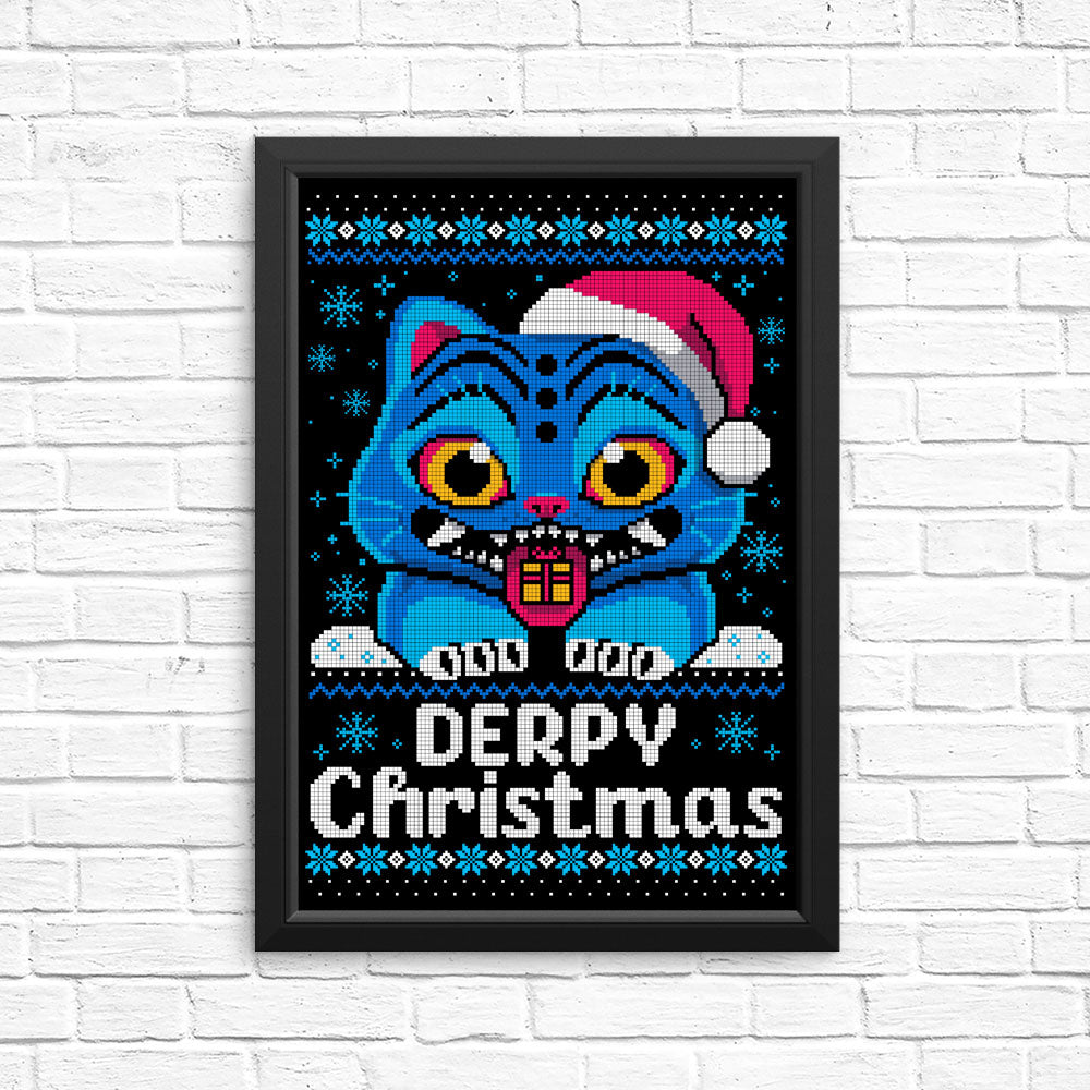 Derpy Christmas Sweater - Posters & Prints