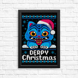 Derpy Christmas Sweater - Posters & Prints