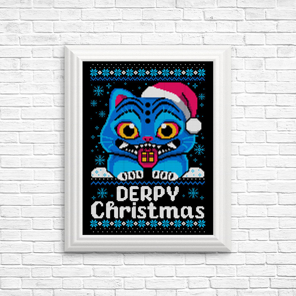 Derpy Christmas Sweater - Posters & Prints