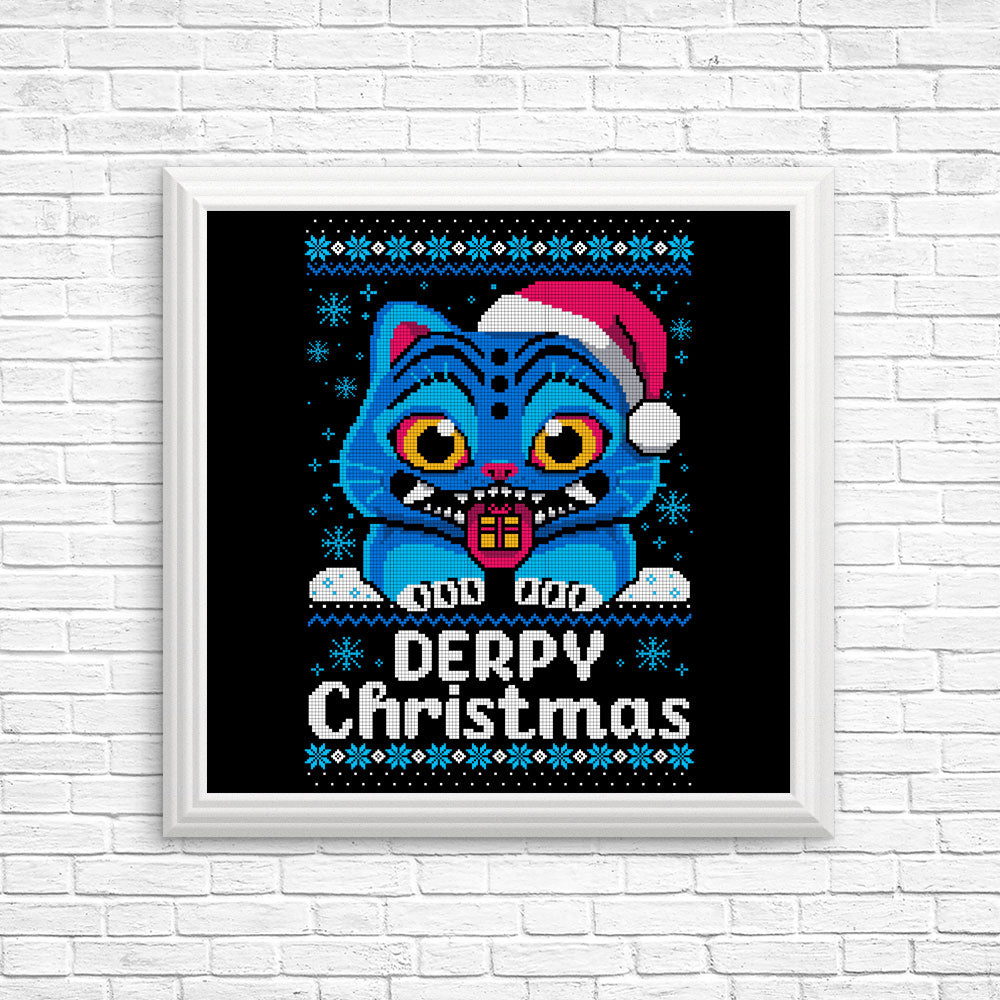 Derpy Christmas Sweater - Posters & Prints