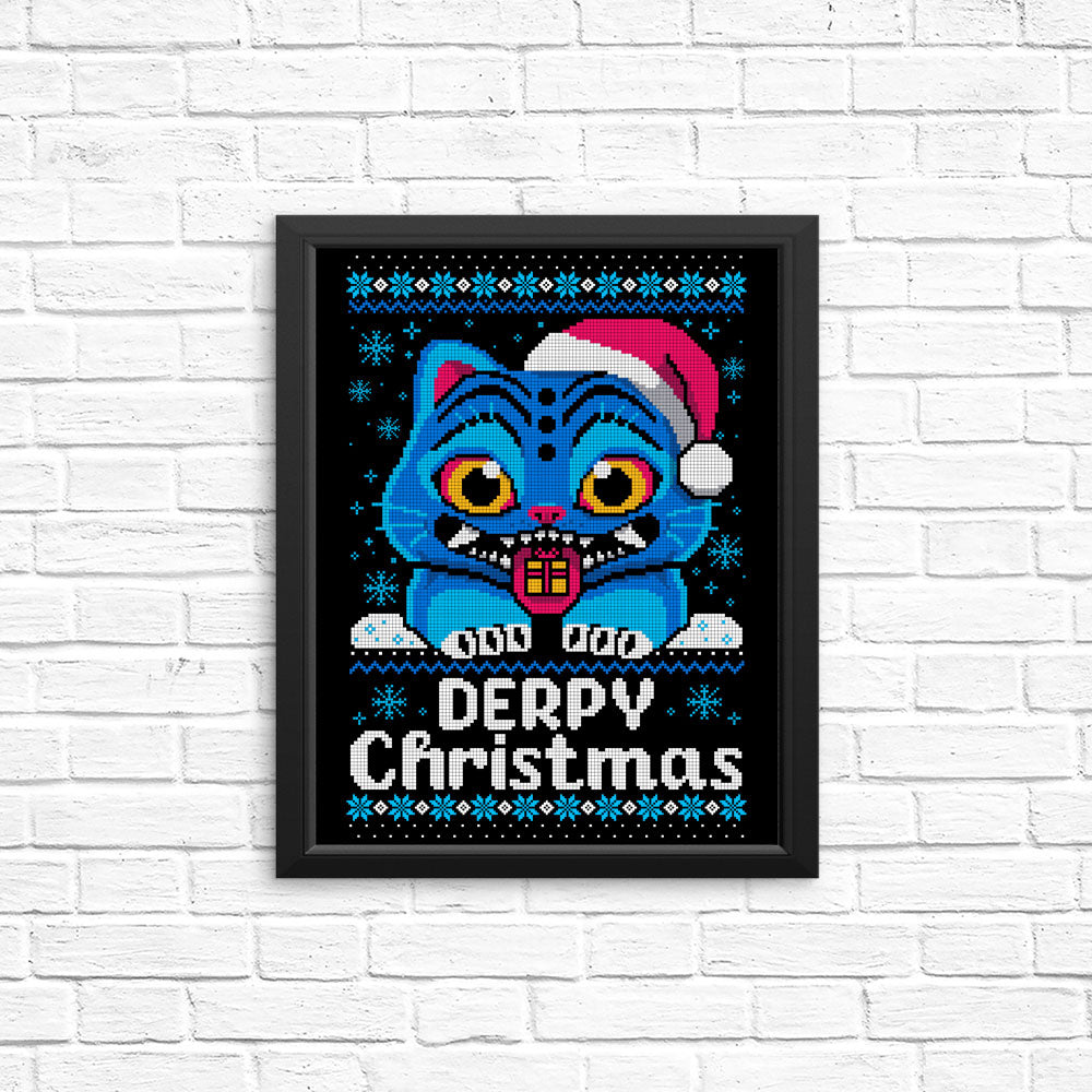 Derpy Christmas Sweater - Posters & Prints