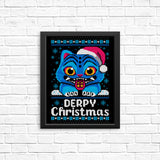 Derpy Christmas Sweater - Posters & Prints